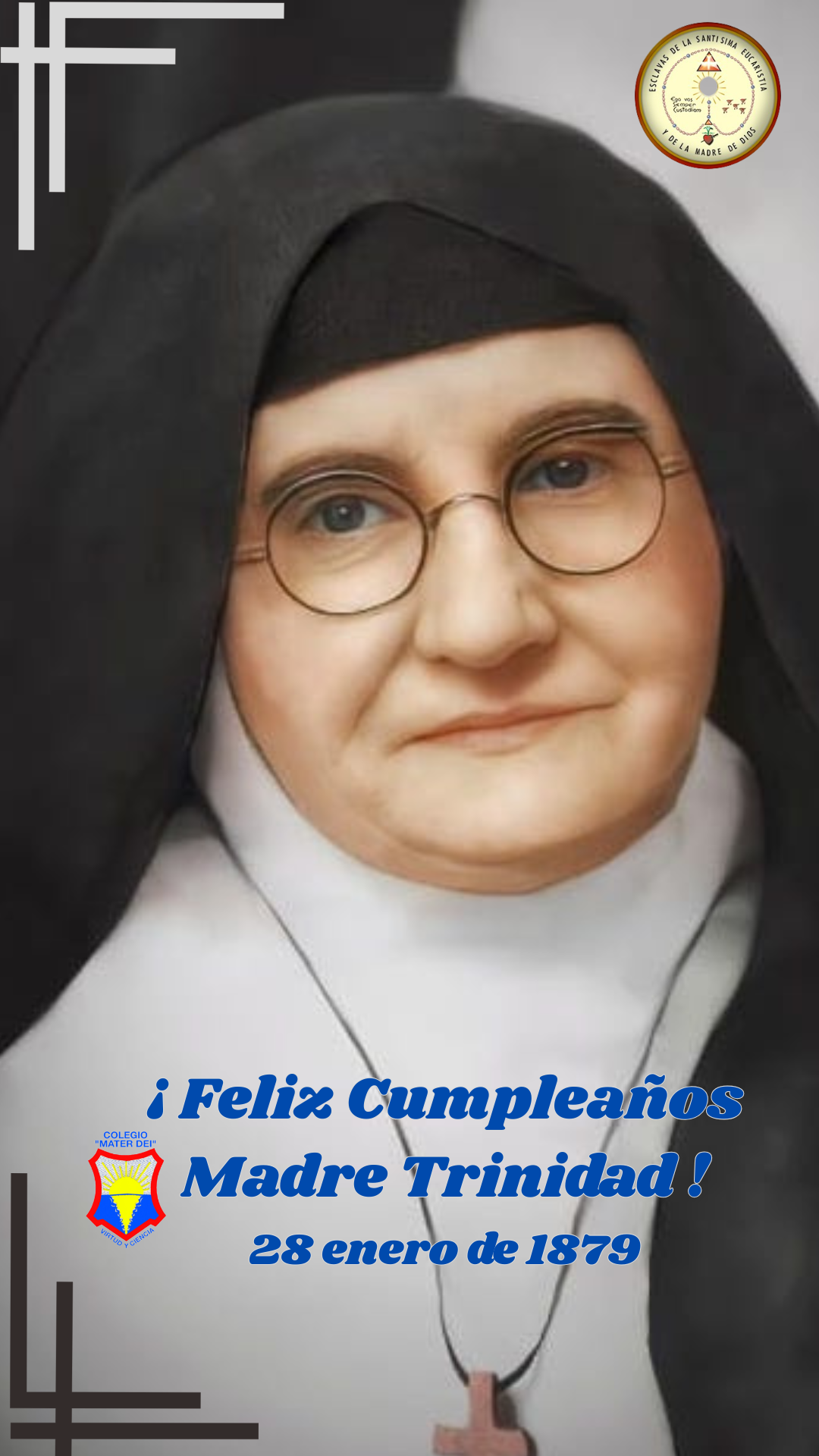 ¡Hoy, a 147 años de su nacimiento! «Madre Trinidad Carrera Hitos»